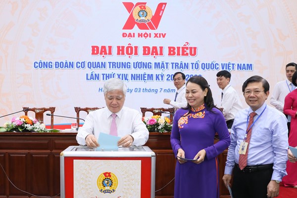 Đại hội Công đoàn Cơ quan Trung ương MTTQ Việt Nam lần thứ XIV, nhiệm kỳ 2023-2028: Dân chủ - Đổi mới - Kỷ cương - Đoàn kết