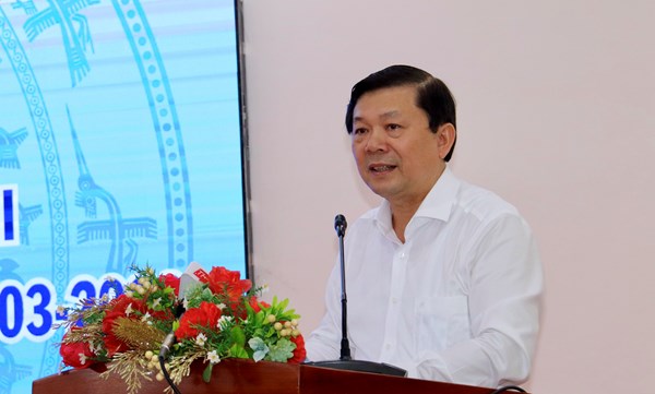 Phó Chủ tịch Nguyễn Hữu Dũng dự Hội nghị tổng kết 20 năm Ngày hội đại đoàn kết toàn dân tộc của thành phố Cần Thơ