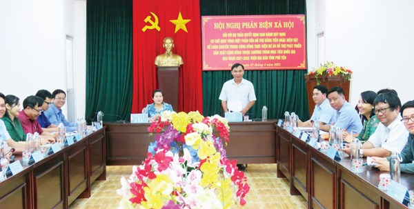 Vai trò của Mặt trận Tổ quốc và các tổ chức chính trị - xã hội tỉnh Phú Yên trong công tác giám sát và phản biện xã hội