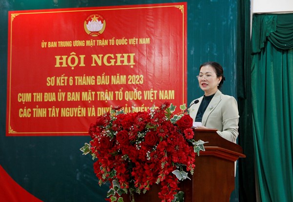 Cụm thi đua Uỷ ban MTTQ Việt Nam các tỉnh Tây Nguyên và Duyên hải miền Trung sơ kết công tác 6 tháng đầu năm