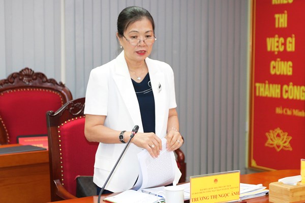 Phó Chủ tịch Trương Thị Ngọc Ánh dự Hội nghị sơ kết thực hiện quy chế dân chủ ở cơ sở 6 tháng đầu năm 2023