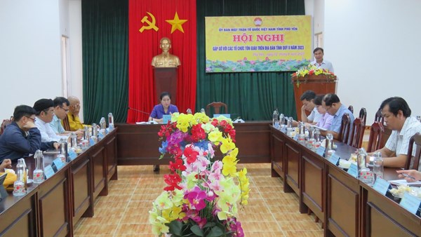 Phú Yên: Hội nghị gặp gỡ với các tổ chức tôn giáo trên địa bàn tỉnh quý II năm 2023