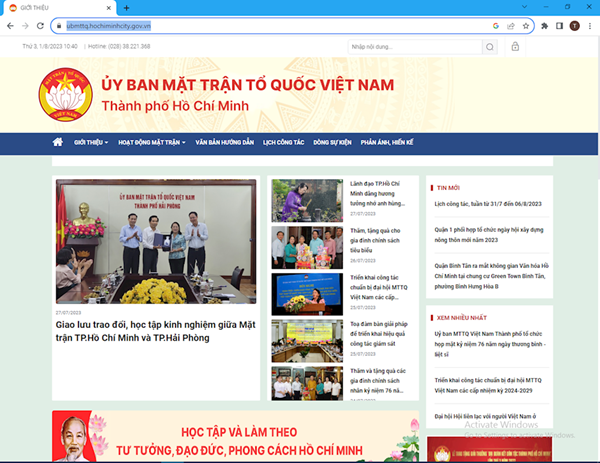 MTTQ thành phố Hồ Chí Minh: Thành công từ việc chuyển đổi phương thức hoạt động