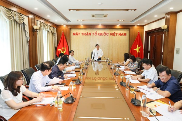Tăng cường sự phối hợp giữa MTTQ Việt Nam và các tổ chức thành viên trong triển khai 4 chương trình giám sát năm 2024