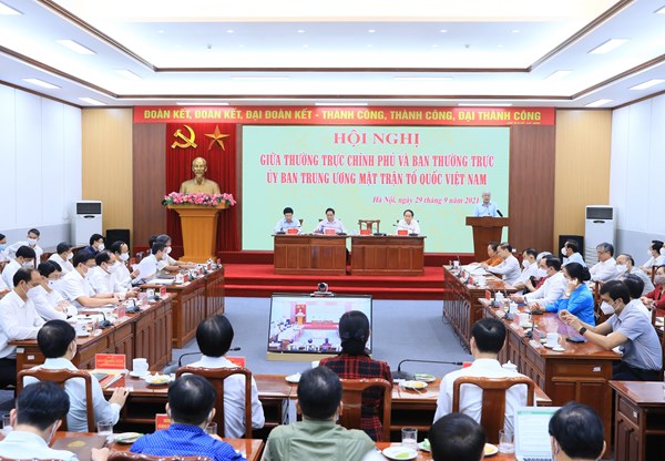 15 năm thực hiện Quy chế phối hợp công tác giữa Chính phủ và UBTƯ MTTQ Việt Nam