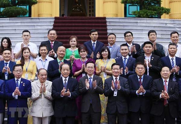 Chủ tịch nước Võ Văn Thưởng gặp mặt Đoàn đại biểu Tổng hội Nông nghiệp và Phát triển nông thôn Việt Nam