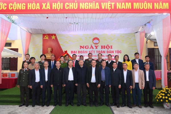 Bộ trưởng Tô Lâm dự Ngày hội Đại đoàn kết toàn dân tộc tại Nam Định