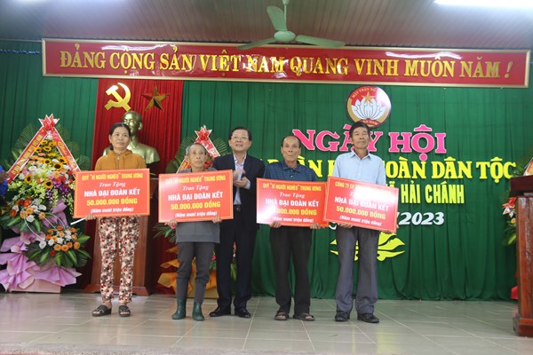 Ngày hội đại đoàn kết tại liên khu dân cư xã Hải Chánh, huyện Hải Lăng, tỉnh Quảng Trị