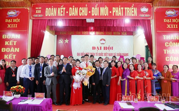 Lào Cai: Xã Xuân Quang làm điểm tổ chức đại hội đại biểu Mặt trận Tổ quốc cấp xã, nhiệm kỳ 2024 - 2029