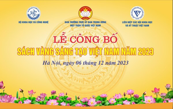 Thông tin báo chí Lễ công bố Sách vàng Sáng tạo Việt Nam năm 2023