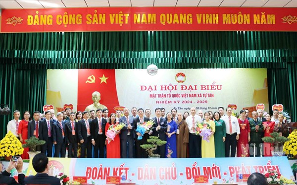 Thái Bình: Xã Tự Tân, huyện Vũ Thư làm điểm tổ chức Đại hội đại biểu MTTQ Việt Nam nhiệm kỳ 2024-2029