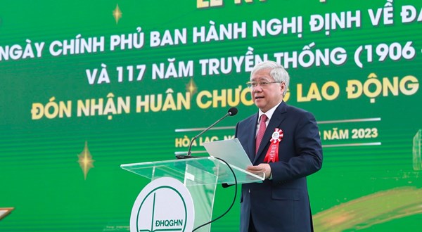 Chủ tịch Đỗ Văn Chiến: Xây dựng Đại học Quốc gia Hà Nội thành cơ sở giáo dục Đại học có danh tiếng trong nước, khu vực và quốc tế