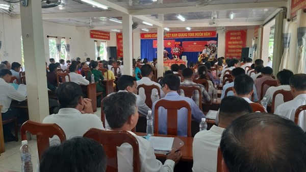 Cà Mau: Đại hội điểm MTTQ Việt Nam xã Hồ Thị Kỷ nhiệm kỳ 2024 - 2029