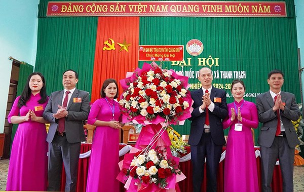 Quảng Bình: Hoàn thành đại hội điểm Mặt trận Tổ quốc Việt Nam cấp xã, phường, thị trấn