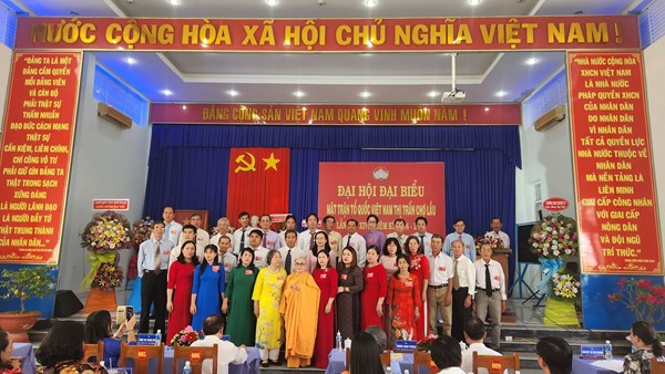 Bình Thuận: Đại hội đại biểu MTTQ Việt Nam thị trấn Chợ Lầu lần thứ XIV, nhiệm kỳ 2024 - 2029
