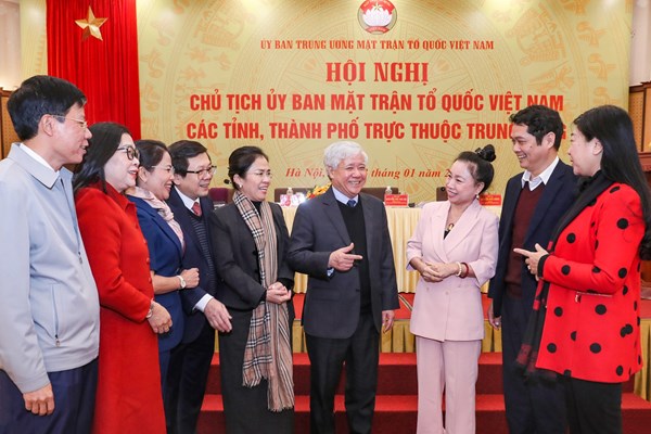 Hội nghị Chủ tịch Ủy ban MTTQ Việt Nam các tỉnh, thành phố trực thuộc trung ương