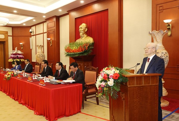 Phát biểu của Tổng Bí thư Nguyễn Phú Trọng tại phiên họp đầu tiên của Tiểu ban Văn kiện Đại hội XIV của Đảng
