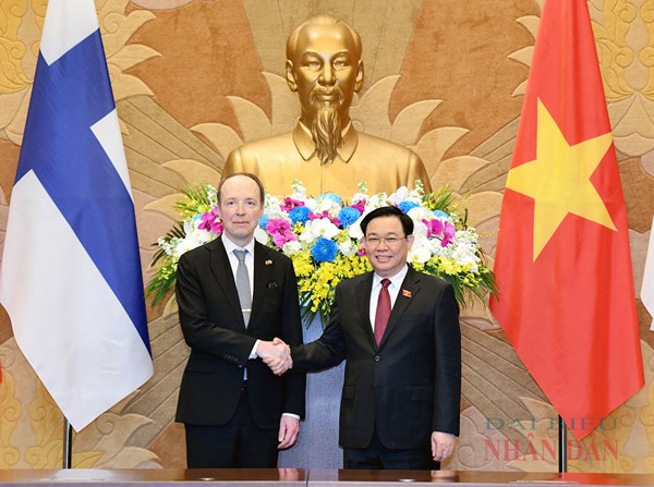Chủ tịch Quốc hội Vương Đình Huệ: Vun đắp quan hệ Việt Nam - Phần Lan vì lợi ích thiết thực của người dân hai nước