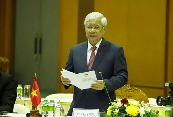 Phát biểu của Chủ tịch Đỗ Văn Chiến tại Hội nghị Chủ tịch Mặt trận 3 nước Campuchia - Lào - Việt Nam lần thứ 5