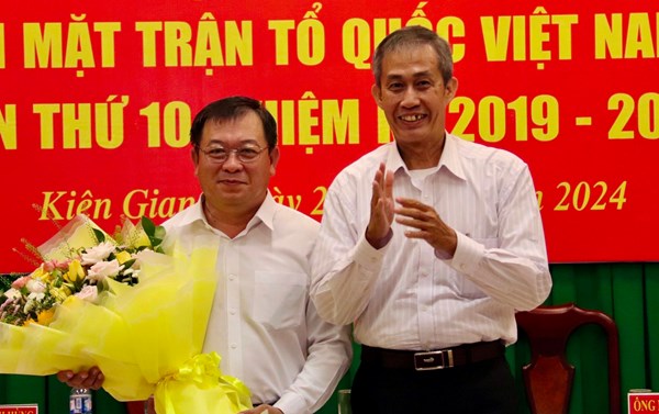 Hội nghị Ủy ban MTTQ Việt Nam tỉnh Kiên Giang lần thứ 10, khoá X: Hiệp thương cử nhân sự