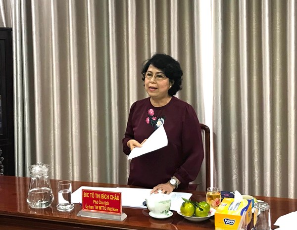 Phó Chủ tịch Tô Thị Bích Châu làm việc với Ủy ban MTTQ Việt Nam các tỉnh Tiền Giang và Bình Phước về công tác tổ chức Đại hội