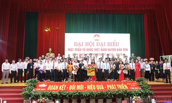 Lào Cai: 9/9 huyện, thị xã, thành phố hoàn thành tổ chức Đại hội MTTQ Việt Nam cấp huyện nhiệm kỳ 2024-2029