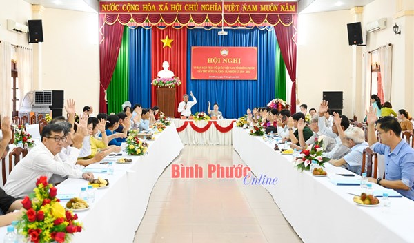 Bình Phước: Đại hội MTTQ Việt Nam cấp huyện sẽ xong trước ngày 25/6