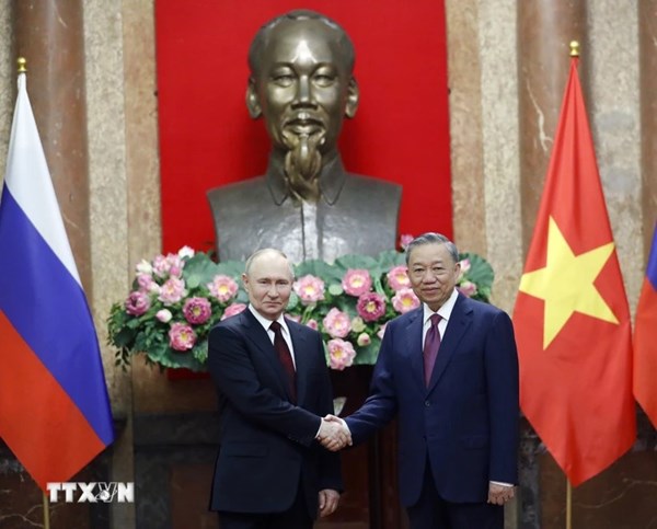 Chủ tịch nước Tô Lâm hội đàm với Tổng thống Liên bang Nga Vladimir Putin