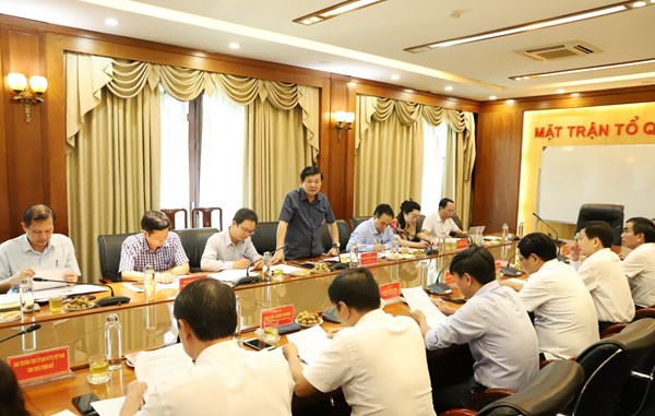 Phó Chủ tịch Nguyễn Hữu Dũng cho ý kiến vào nội dung Đại hội đại biểu MTTQ Việt Nam tỉnh Thừa Thiên Huế lần thứ X, nhiệm kỳ 2024-2029