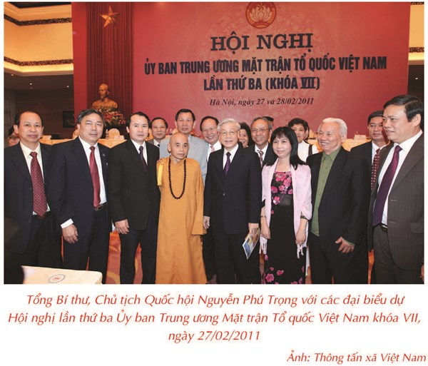 Phát biểu của Tổng Bí thư Nguyễn Phú Trọng tại Hội nghị lần thứ ba Ủy ban Trung ương MTTQ Việt Nam khóa VII, nhiệm kỳ 2009-2014