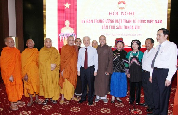 Phát biểu của Tổng Bí thư Nguyễn Phú Trọng tại Hội nghị lần thứ sáu Ủy ban Trung ương Mặt trận Tổ quốc Việt Nam khóa VIII, nhiệm kỳ 2014-2019