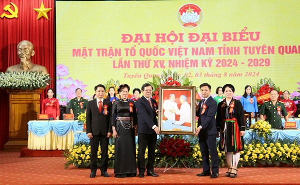 Đại hội đại biểu MTTQ Việt Nam tỉnh Tuyên Quang lần thứ XV, nhiệm kỳ 2024 - 2029: “Đoàn kết - Dân chủ - Bản lĩnh - Đổi mới - Phát triển”