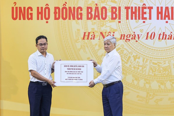 Thông tin cập nhật số tài khoản tiếp nhận ủng hộ đồng bào bị thiệt hại do cơn bão số 3 gây ra của Ban Cứu trợ Trung ương