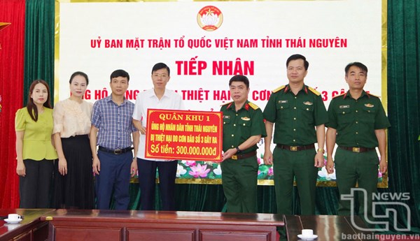 Thái Nguyên: Phân bổ gần 39 tỷ đồng hỗ trợ các địa phương khắc phục hậu quả bão lụt