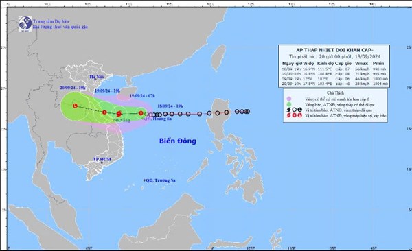 Thủ tướng chỉ đạo tập trung ứng phó áp thấp nhiệt đới có khả năng mạnh lên thành bão và mưa lũ