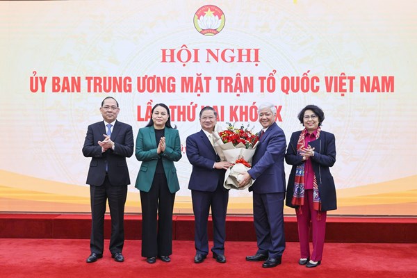 Hội nghị Ủy ban Trung ương MTTQ Việt Nam lần thứ hai: Hiệp thương cử ông Trần Việt Trường giữ chức Phó Chủ tịch UBTƯ MTTQ Việt Nam