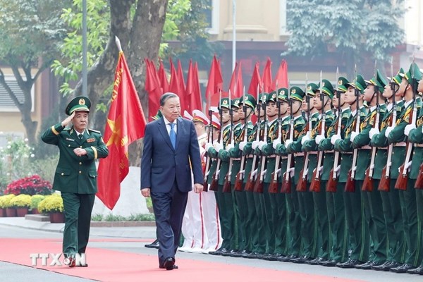 Tổng Bí thư Tô Lâm thăm, làm việc tại Bộ Tư lệnh Bộ đội Biên phòng