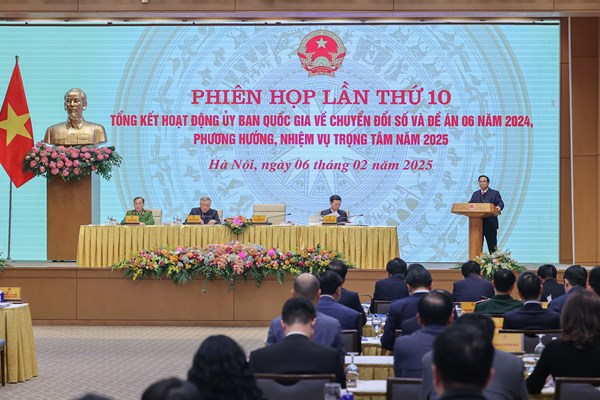 Đến 30/6/2025, tất cả lãnh đạo, cán bộ, công chức phải xử lý hồ sơ công việc trên môi trường mạng