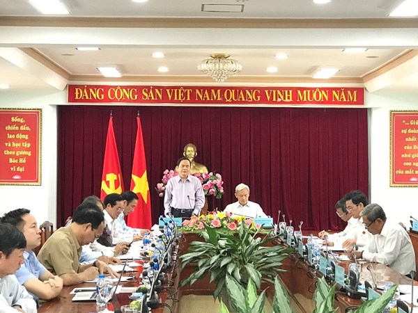 Đoàn Chủ tịch Ủy ban Trung ương Mặt trận Tổ quốc Việt Nam làm việc với lãnh đạo tỉnh Đồng Nai