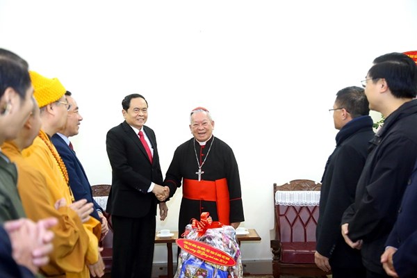 Chủ tịch Trần Thanh Mẫn gửi Thư chúc mừng Giáng sinh năm 2018     
