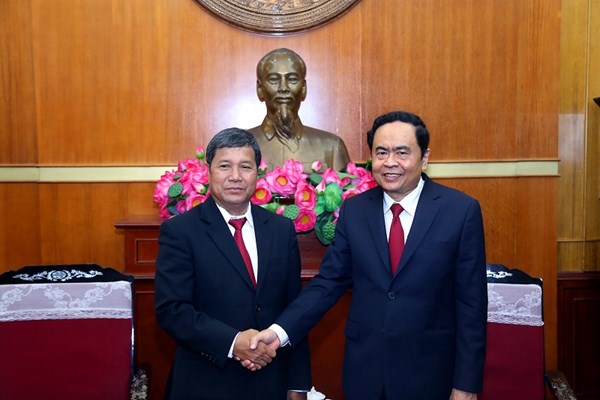 Thắt chặt mối quan hệ hợp tác giữa hai tổ chức Mặt trận Việt Nam - Lào