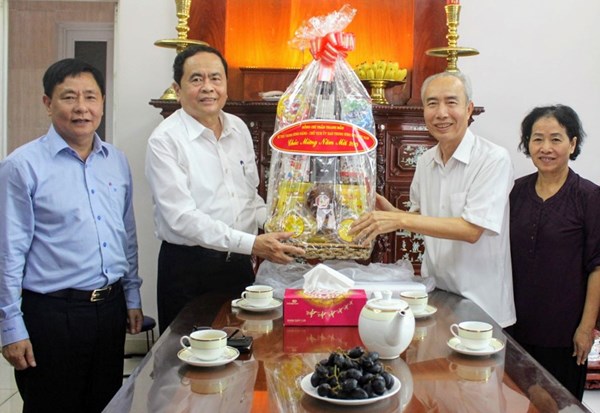 Chủ tịch Trần Thanh Mẫn chúc Tết tại Thành phố Hồ Chí Minh