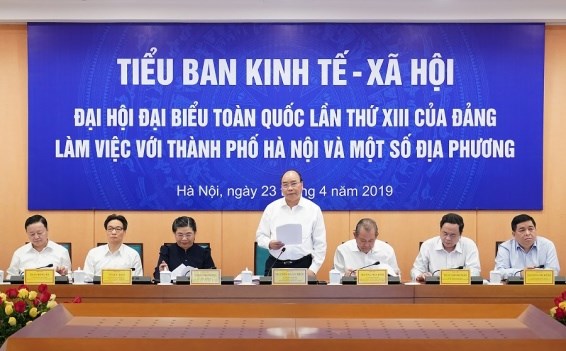 Hà Nội và 12 tỉnh, thành phố báo cáo phục vụ xây dựng văn kiện Đại hội XIII của Đảng