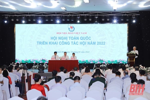Hội Nhà báo Việt Nam tổ chức hội nghị toàn quốc triển khai công tác Hội năm 2022