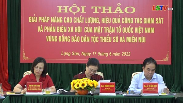 Phó Chủ tịch Trương Thị Ngọc Ánh làm việc tại tỉnh Lạng Sơn