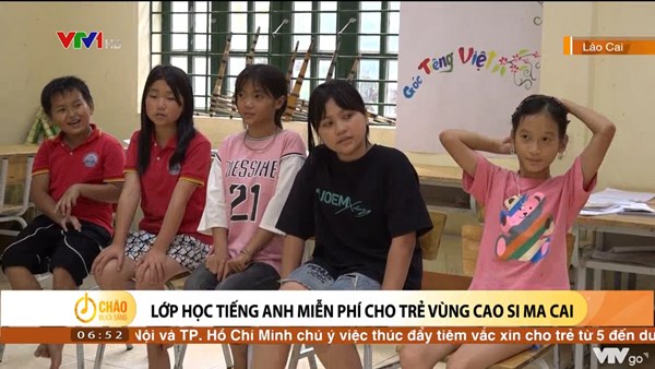 Alo Chào buổi sáng - VTV1 - 07/08/2022 - Lớp học tiếng Anh miễn phí cho trẻ vùng cao Si Ma Cai