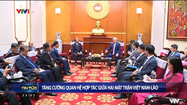 Tăng cường quan hệ hợp tác giữa hai Mặt trận Việt Nam – Lào