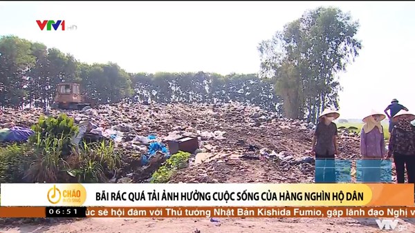 Alo Chào buổi sáng - VTV1 - 26/09/2022 - Bãi rác quá tải ảnh hưởng cuộc sống của hàng nghìn hộ dân
