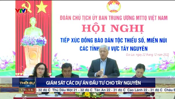 Đoàn Chủ tịch UBTƯ MTTQ Việt Nam lắng nghe tâm tư, nguyện vọng của đồng bào dân tộc thiểu số và miền núi các tỉnh khu vực Tây Nguyên