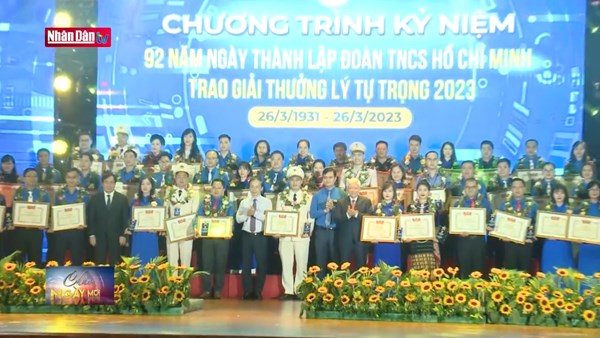 Kỷ niệm 92 năm Ngày thành lập Đoàn TNCS Hồ Chí Minh và trao Giải thưởng Lý Tự Trọng năm 2023